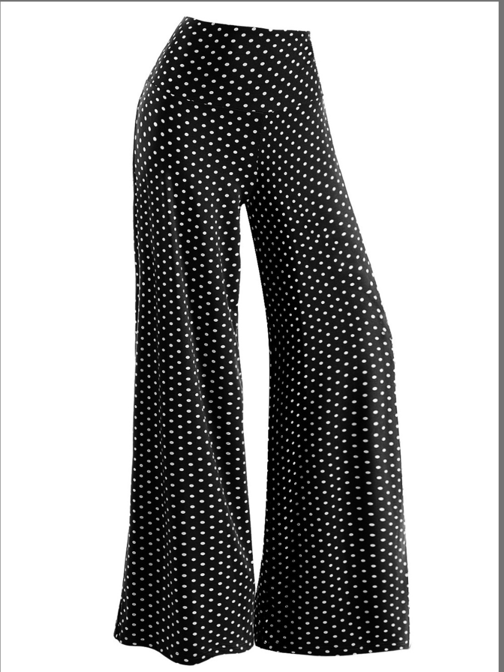 Arolina polka dot flared leggings